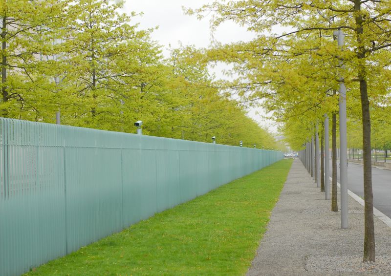 Abstract Metal Fence Paintings