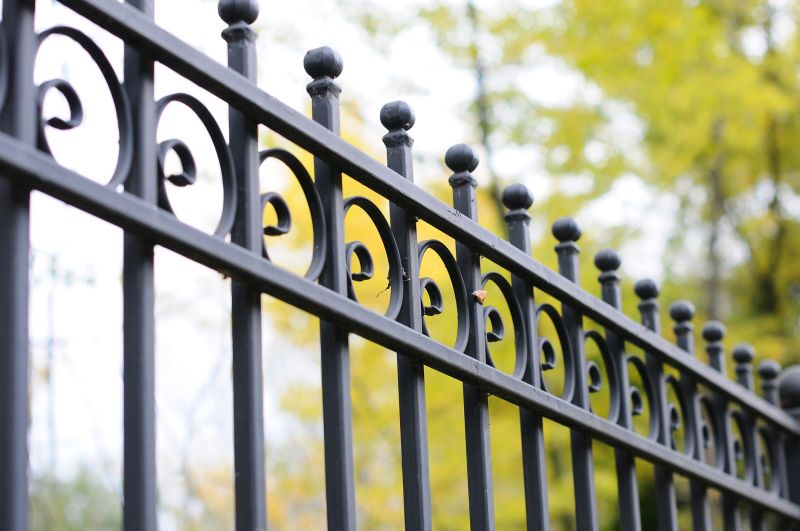 Industrial Metal Fence Designs